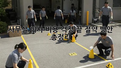 사무실 이사? 비용 걱정 끝! 절약 방안 총정리